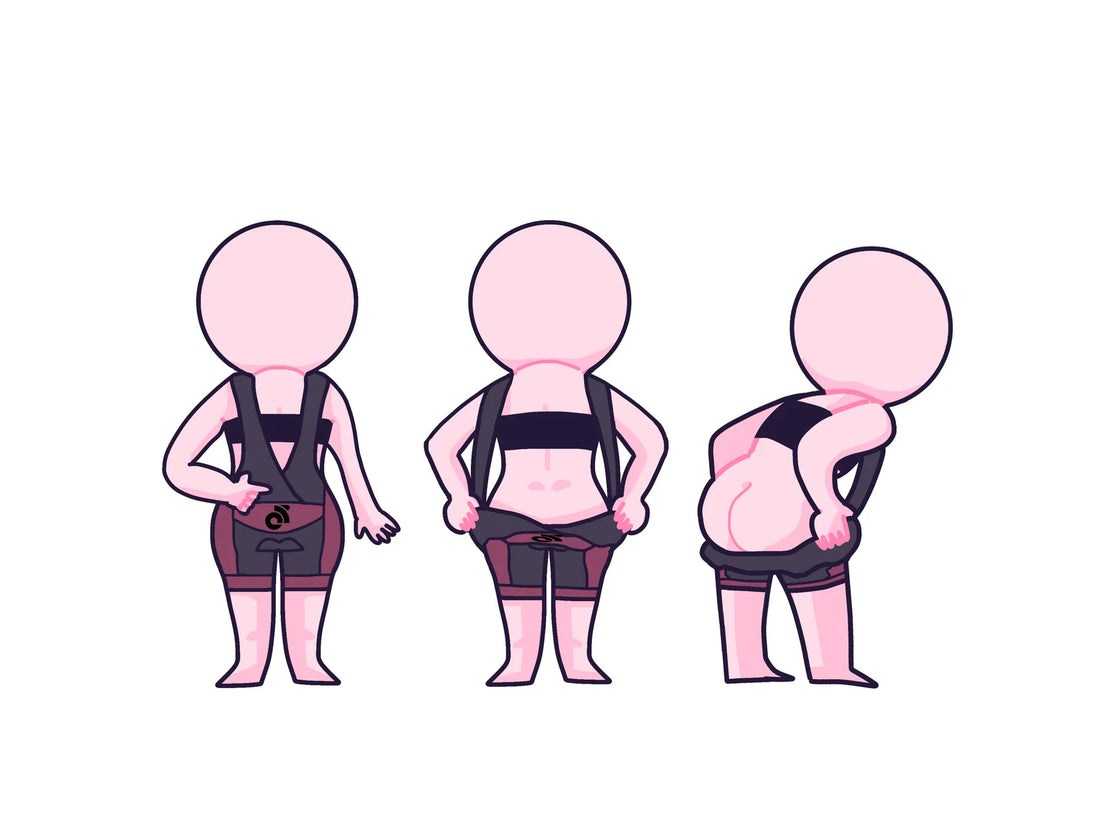Dame Drop-Tail Bib Short